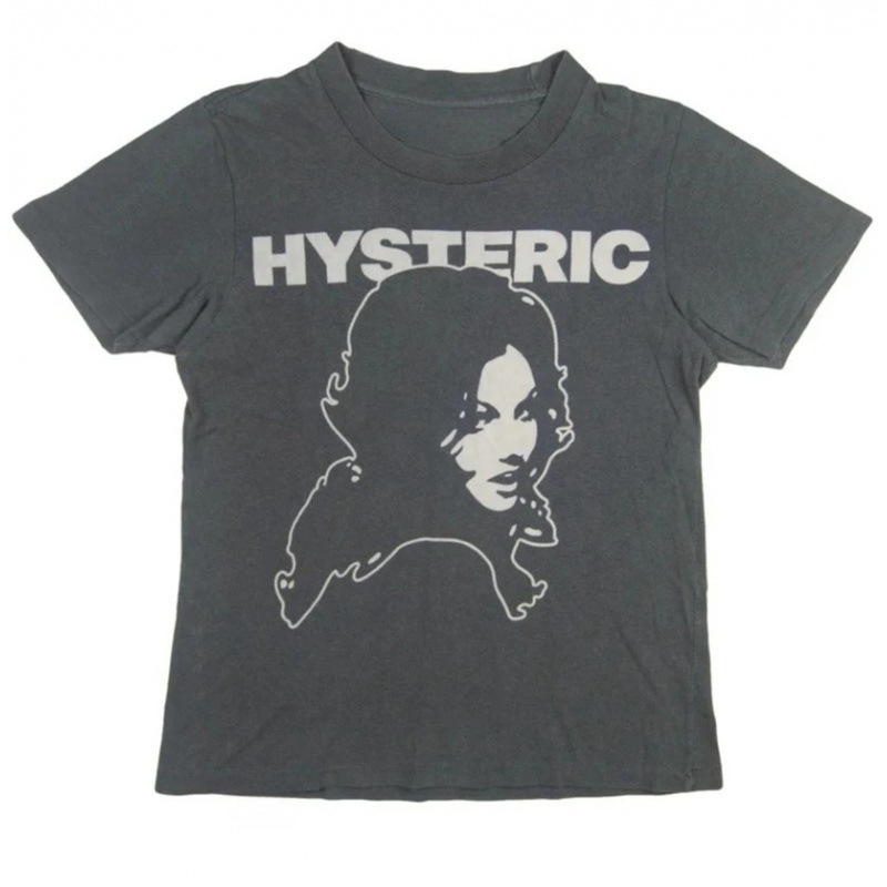 Streetwear Brand Graphics - Camiseta Vintage con Retrato de Chica,
