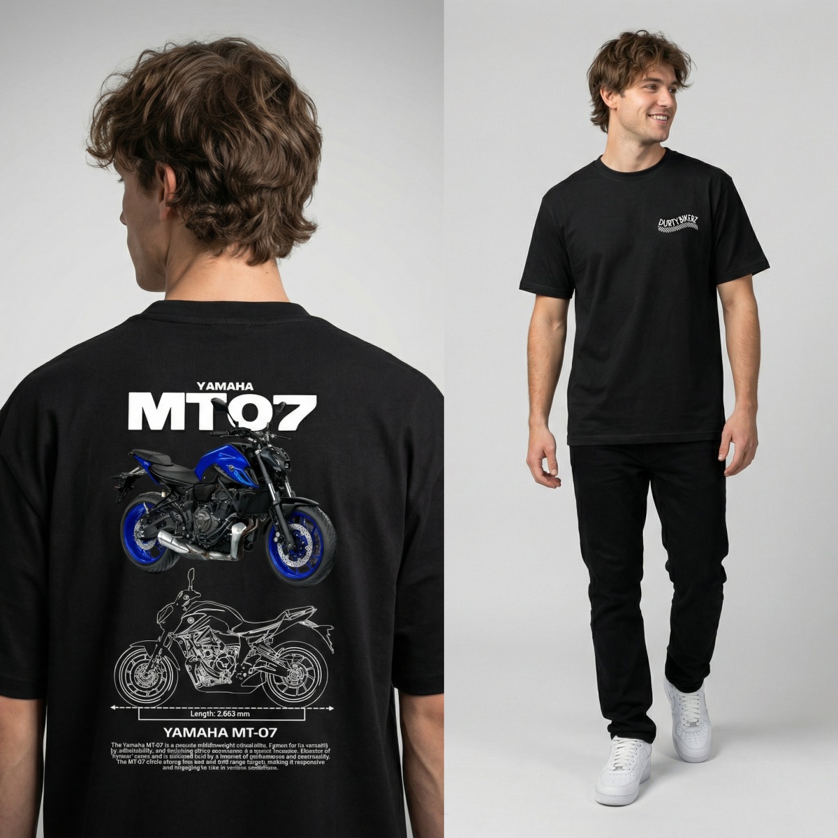 Camiseta de la marca Yamaha MT - Streetwear Brand Graphics reseña y precio