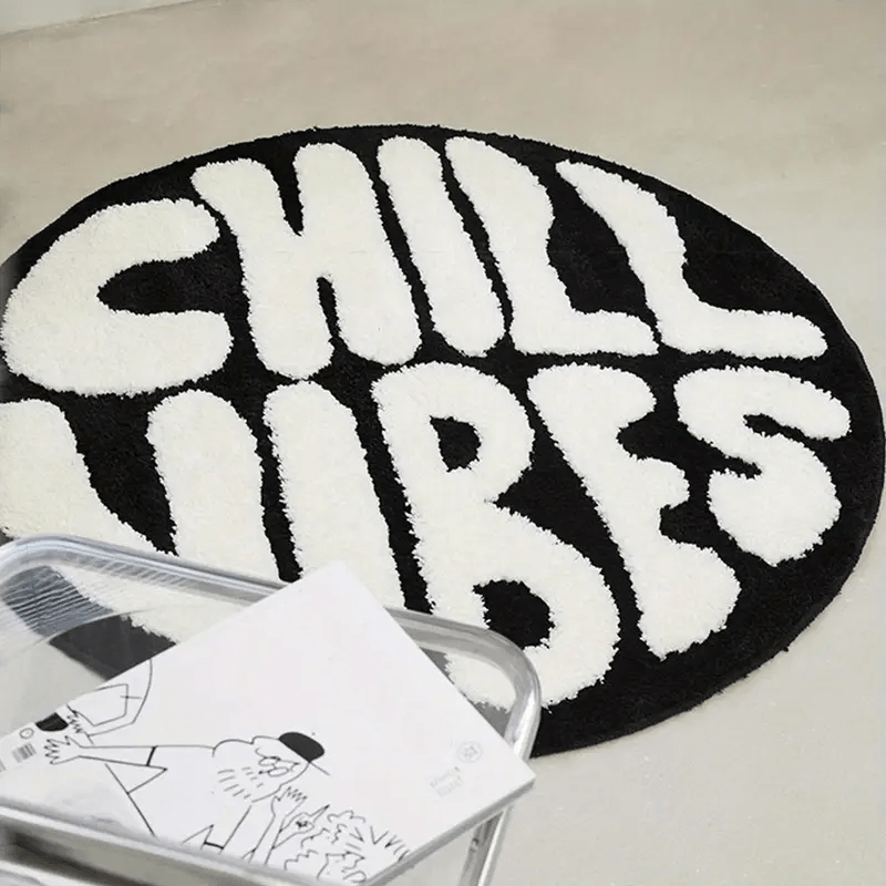 Alfombra Redonda de la Marca A - Streetwear Brand Home Decor reseña y precio