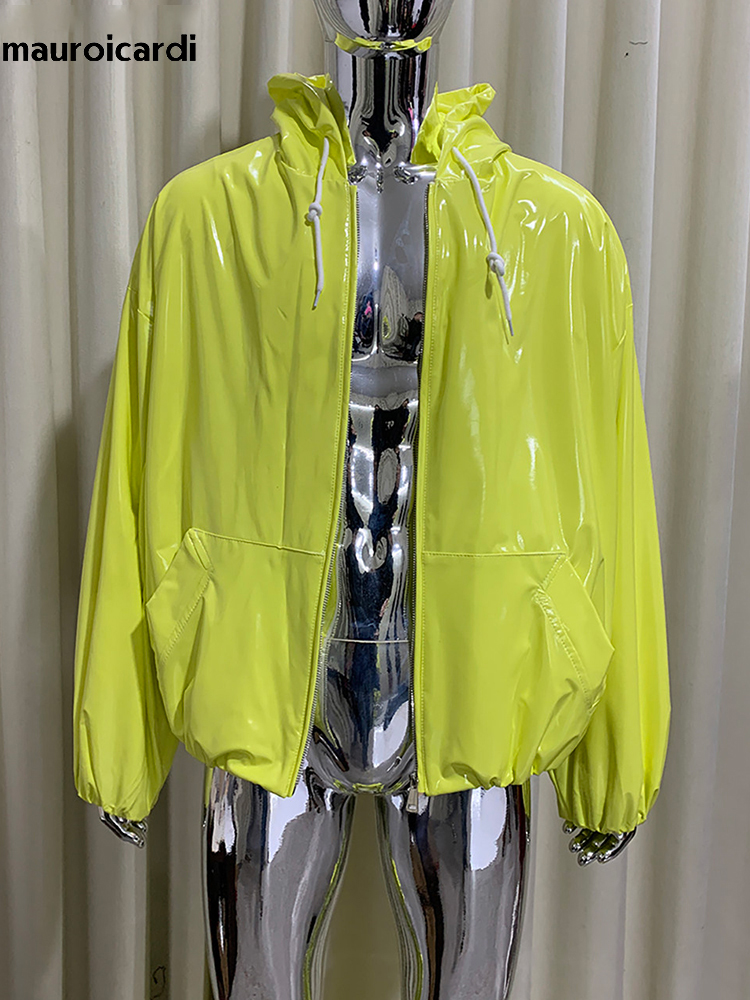Chaqueta de Cuero Brillante Ex - Streetwear Brand Clothing reseña y precio