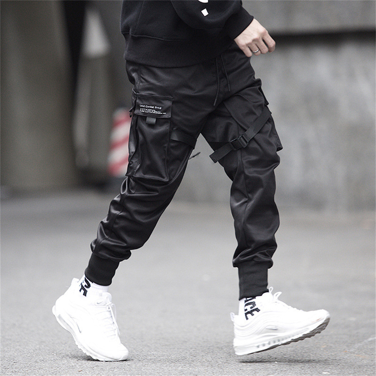 Pantalones Cargo negros de Hip - Streetwear Brand Clothing reseña y precio